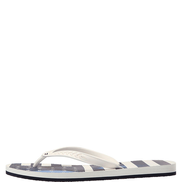 Tommy Hilfiger Huck Flip Flops Egret White 12 - Picture 2 of 2